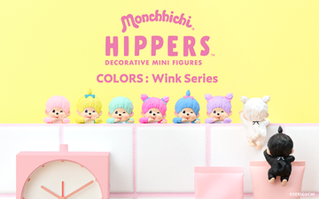 【NEW】 HIPPERS Monchhichi COLORS: Wink Series