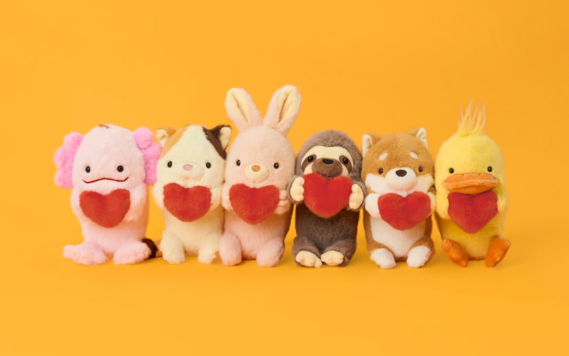 Funbarus POSTURE PAL Bag Charm Sloth / Calico Cat / Duck / Rabbit / Shiba Inu / Axolotl