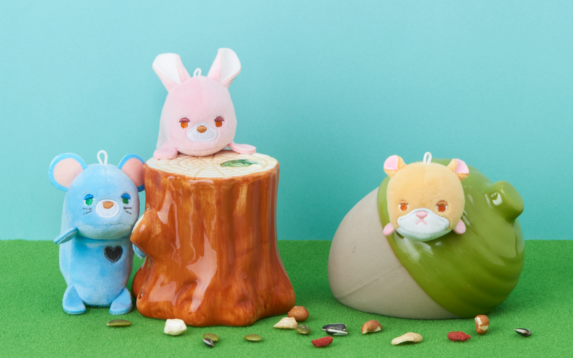 Posture Pal mini (S) Rabbit / Bear / Cat / Mouse / Pig / Hamster / Penguin / Sloth / Quokka wallaby / Seal