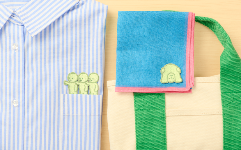 SMISKI Embroidery Sticker vol.2 Peeking / Pushing / Little