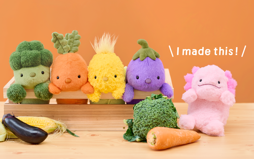 Posture Pal (L) Funbarus Carrot / Broccoli / Corn / Eggplant
