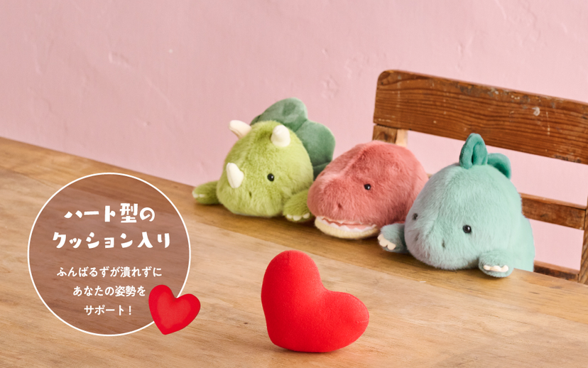 Posture Pal (L) Tyrannosaurus(暴龍) / Triceratops(三角龍) / Stegosaurus(劍龍)