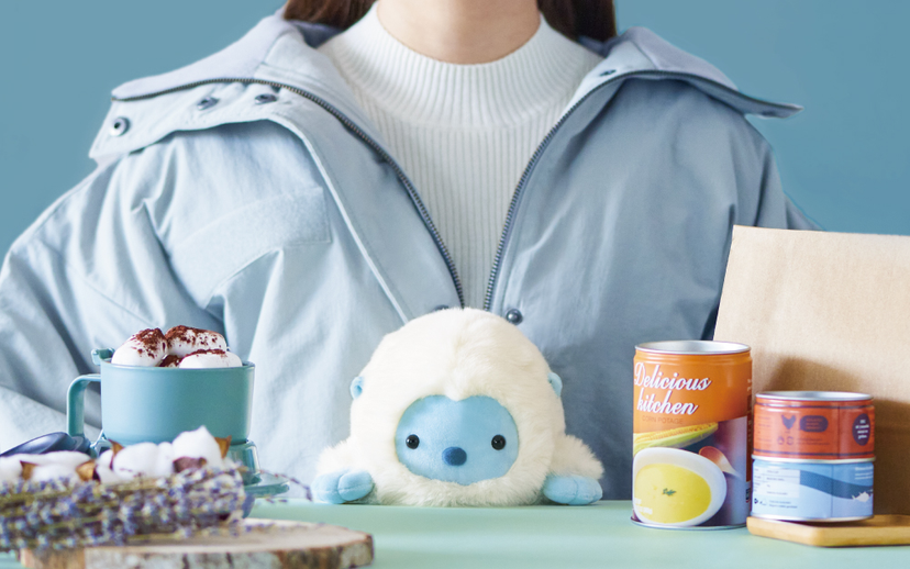 Mofusand Posture Pal (L) Shark Meow Unicorn / Yet -ふんばるず-