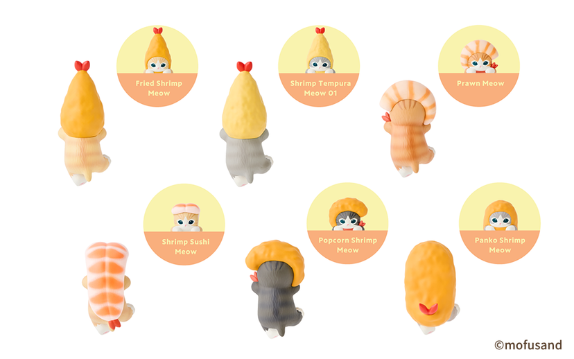 HIPPERS mofusand Shrimp Meow Series